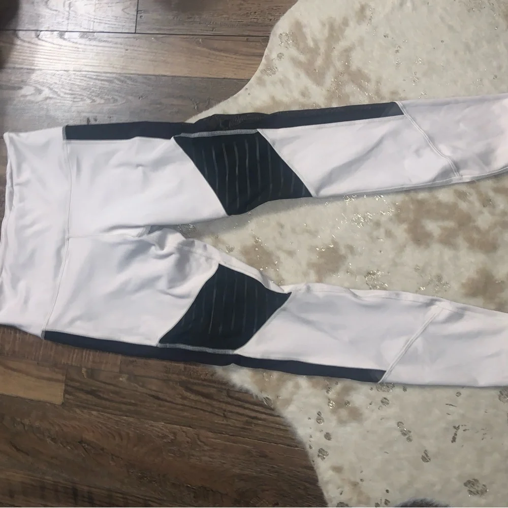 Reebok les mills collab leggings mesh tech activewear workout yoga outdoor